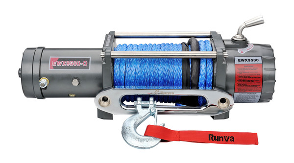 Runva EWX9500-Q 12V with Synthetic Rope
